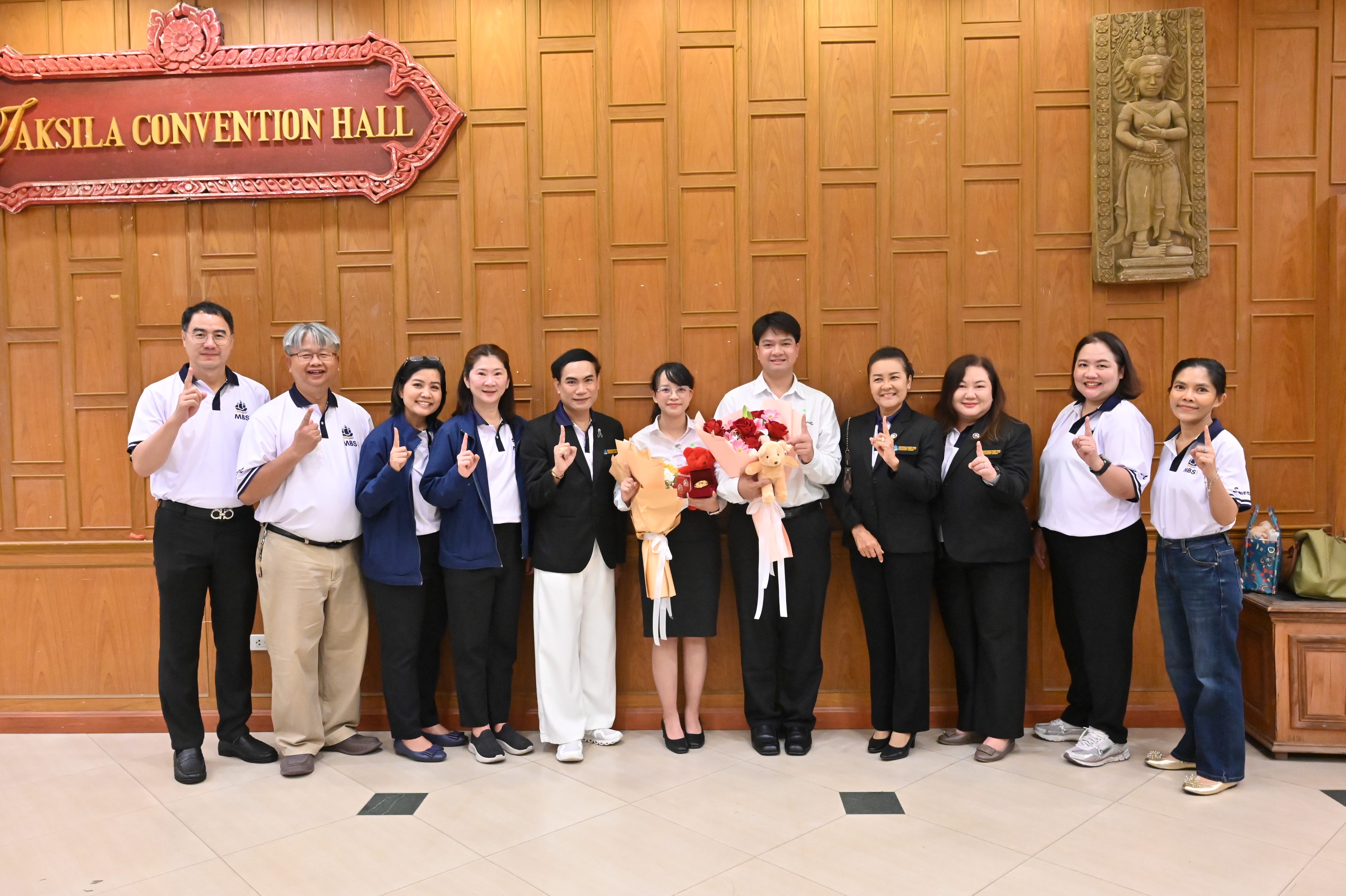 ภาพบรรยากาศการฝึกซ้อมงานรับพระราชทานปริญญาบัตร มหาวิทยาลัยมหาสารคาม ประจำปีการศึกษา 2567 (การฝึกซ้อมย่อยระดับคณะวันแรก) 