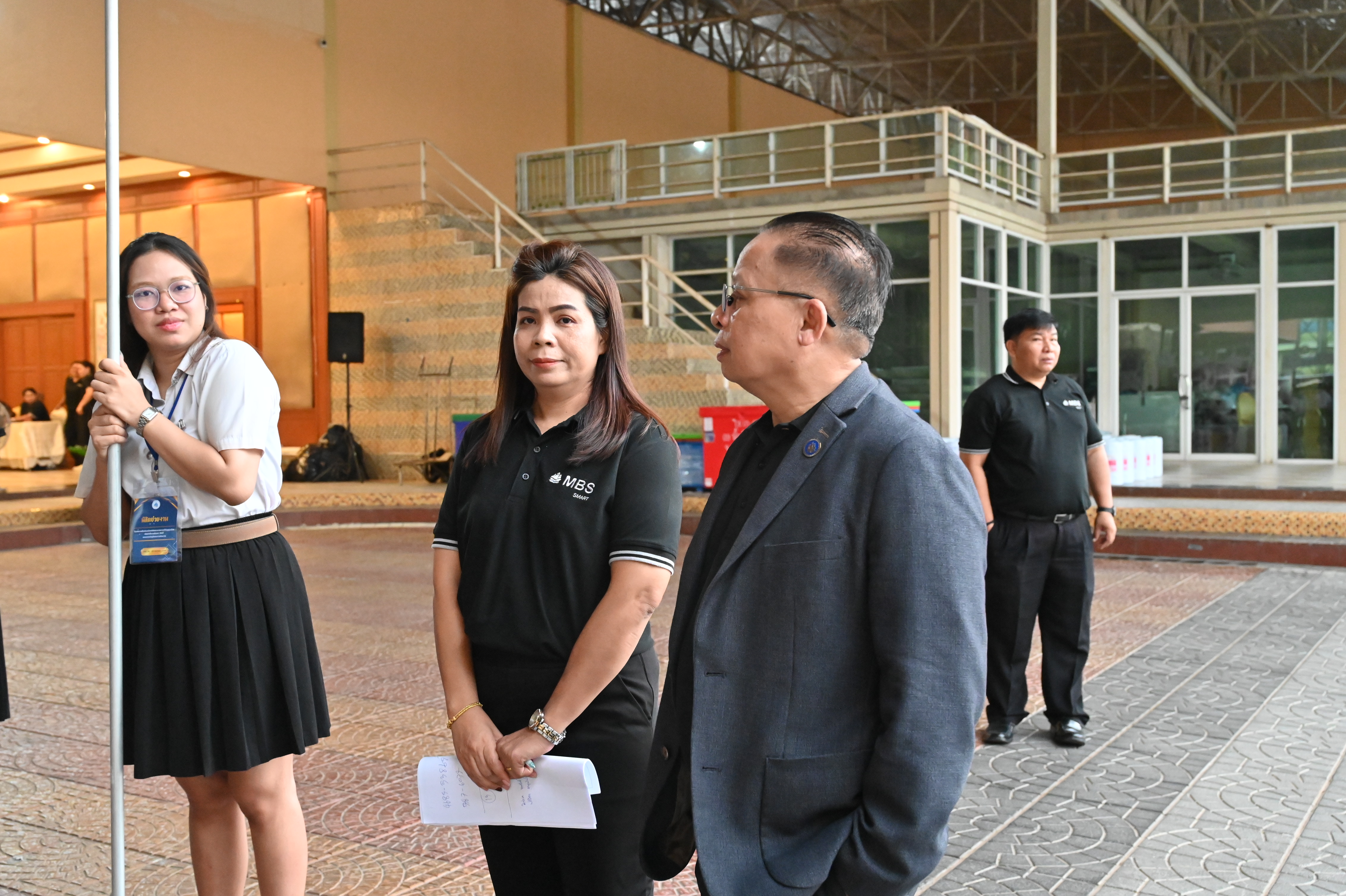 ภาพบรรยากาศการฝึกซ้อมงานรับพระราชทานปริญญาบัตร มหาวิทยาลัยมหาสารคาม ประจำปีการศึกษา 2567(การฝึกซ้อมย่อยระดับคณะวันที่สอง) 