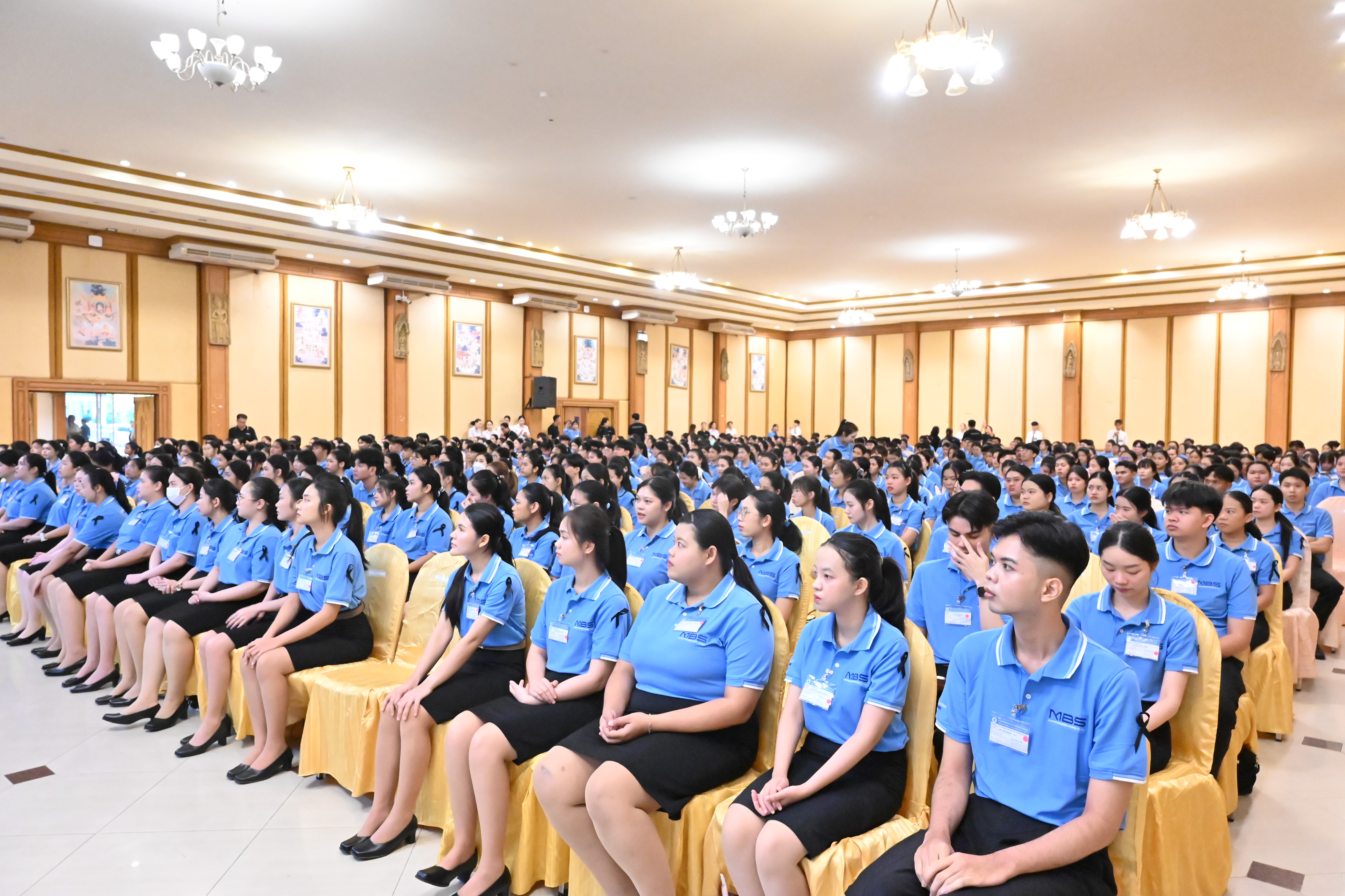 ภาพบรรยากาศการฝึกซ้อมงานรับพระราชทานปริญญาบัตร มหาวิทยาลัยมหาสารคาม ประจำปีการศึกษา 2567(การฝึกซ้อมย่อยระดับคณะวันที่สอง) 