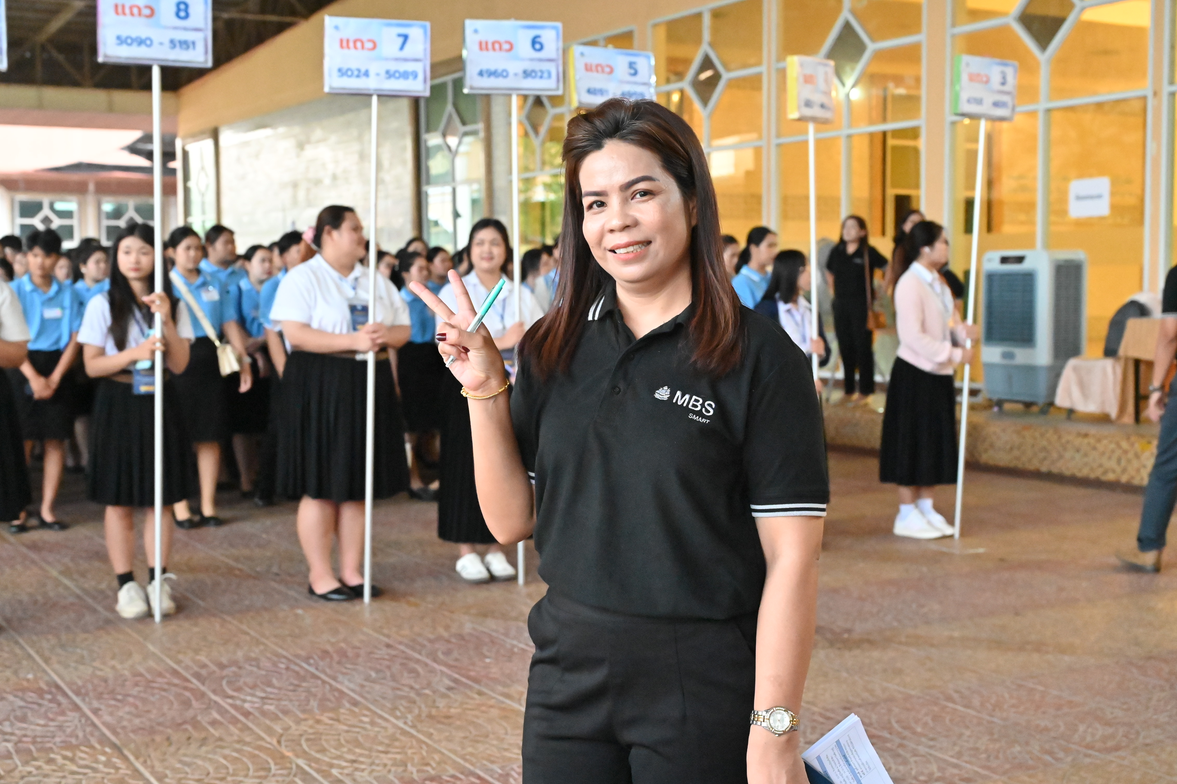 ภาพบรรยากาศการฝึกซ้อมงานรับพระราชทานปริญญาบัตร มหาวิทยาลัยมหาสารคาม ประจำปีการศึกษา 2567(การฝึกซ้อมย่อยระดับคณะวันที่สอง) 