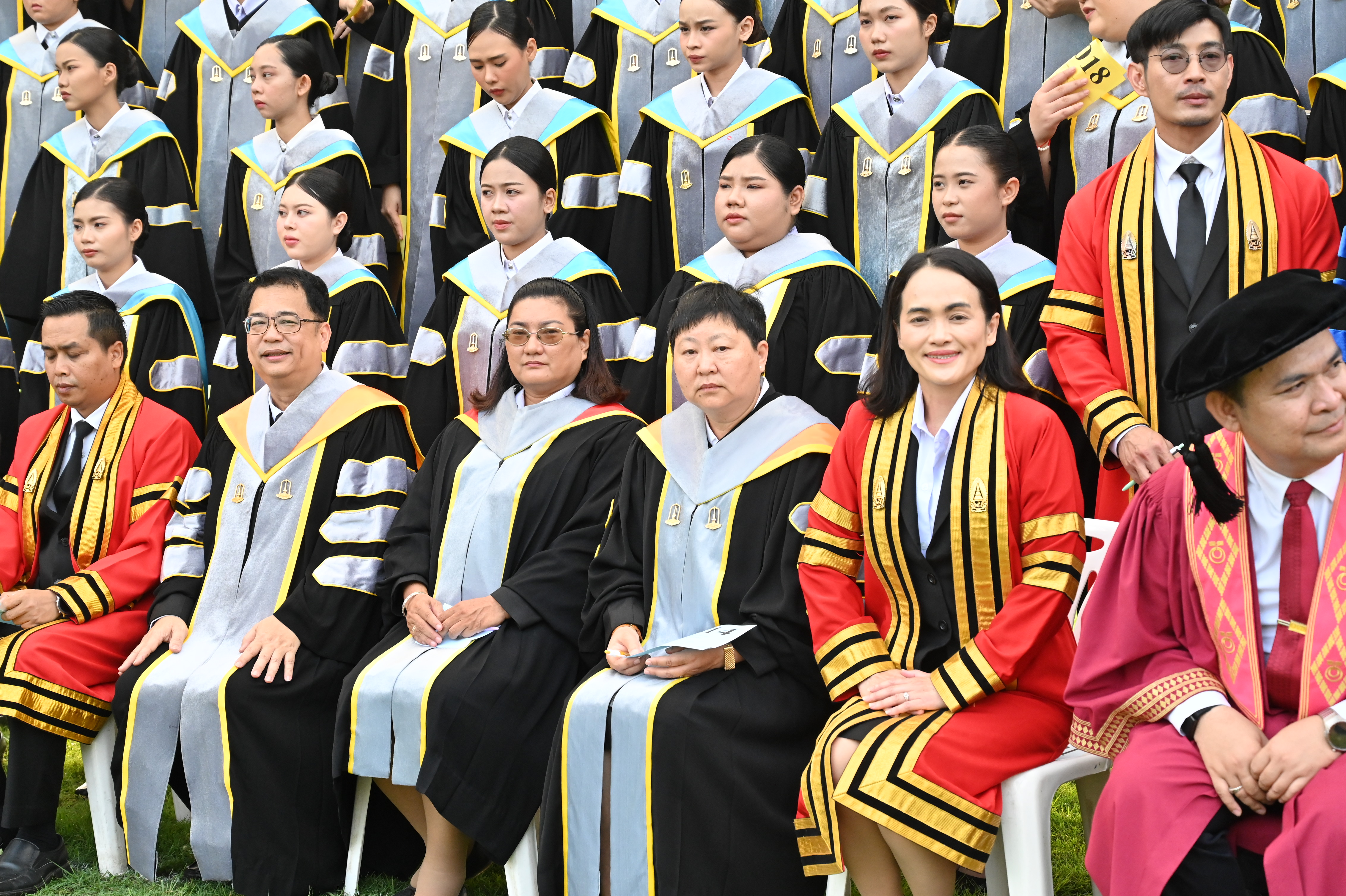 ภาพบรรยากาศการฝึกซ้อมงานรับพระราชทานปริญญาบัตร มหาวิทยาลัยมหาสารคาม ประจำปีการศึกษา 2567 (พิธีซ้อมใหญ่) 