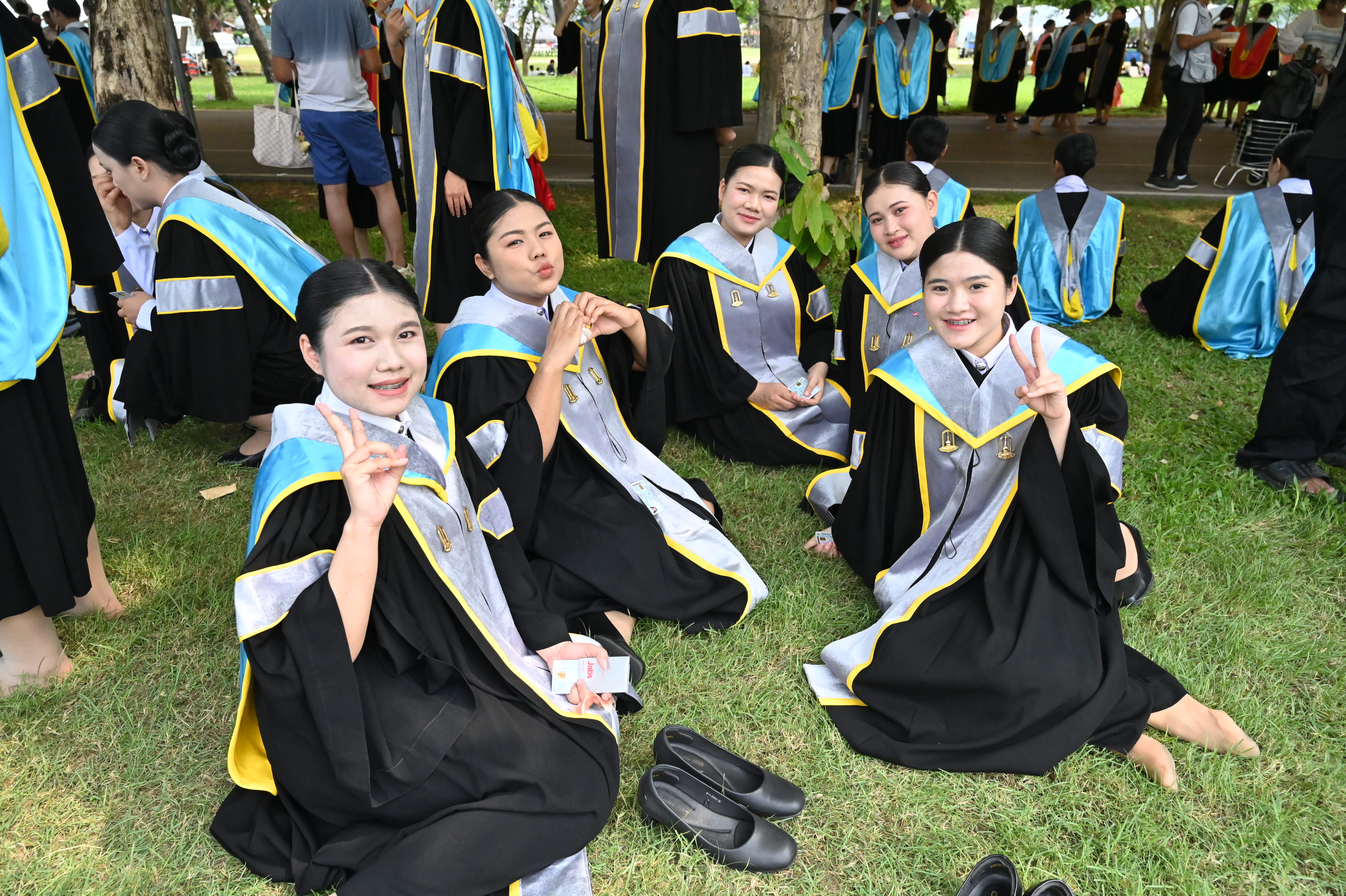 ภาพบรรยากาศการฝึกซ้อมงานรับพระราชทานปริญญาบัตร มหาวิทยาลัยมหาสารคาม ประจำปีการศึกษา 2567 (พิธีซ้อมใหญ่) 